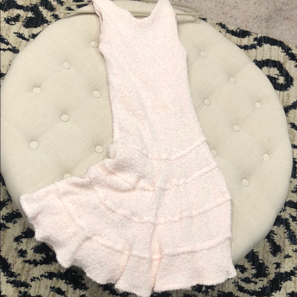 Flirty cozy spring dress